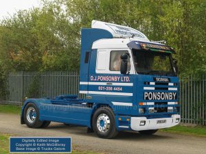 D. J Ponsonby Ltd Scania Limited Edition Truck entitled 'Centurion 500' in 1991