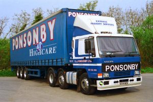 D.J. Ponsonby Ltd Volvo FL10-320 Truck during 1996