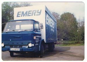 Denis Ponsonby Ford D.0710 Truck on Contract Hire to Emery Air Freight in 1979
