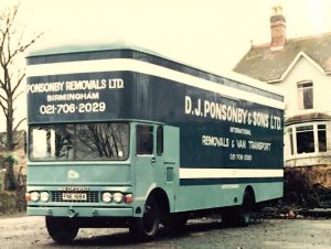 Denis Ponsonby New Bedford Van in 1980