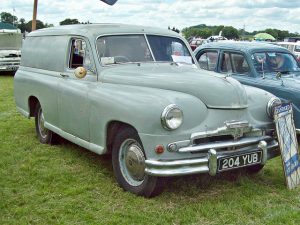 Denis Ponsonbys first Standard Ensign Van in 1962