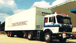 1982 Mike Ponsonby at Borden Tyres Ltd in Hampshire during 1982