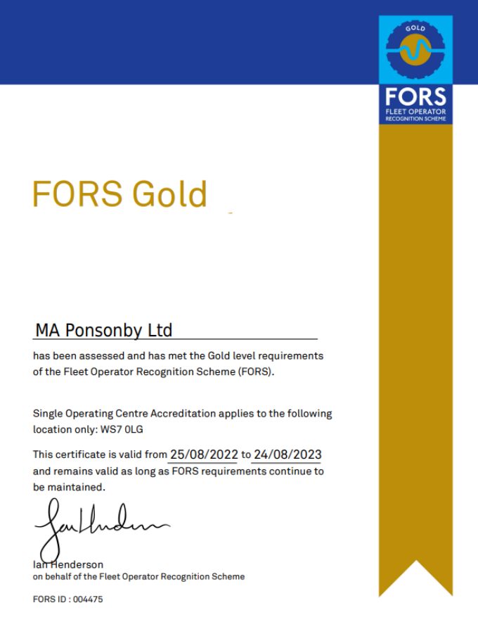 FORS GOLD OPERATOR